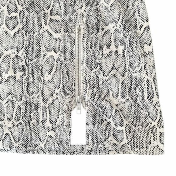 Free People Midnight Magic Snakeskin Mini SkirtSize 4 NWOT - Picture 5 of 11
